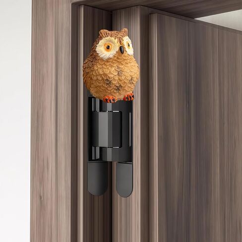 Cute Mini Creative Brown, Owl Hinge Heads Decorative Topper Set 3PCS, Home Decoration,Magnetic Hinge Head Toppers Door Hinge in Saudi Arabia