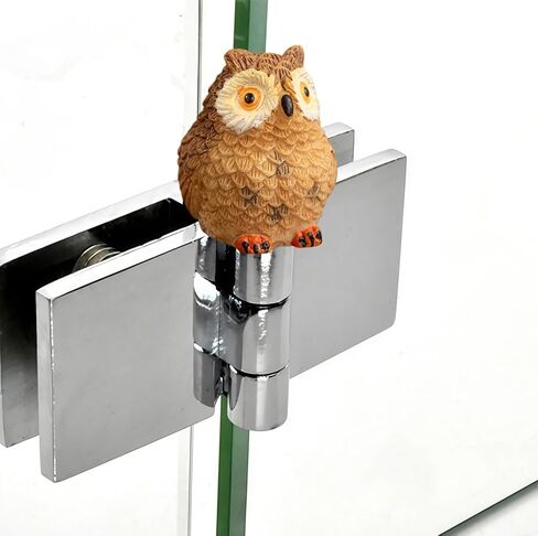 Cute Mini Creative Brown, Owl Hinge Heads Decorative Topper Set 3PCS, Home Decoration,Magnetic Hinge Head Toppers Door Hinge in Saudi Arabia