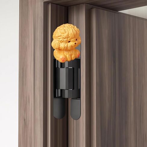 Cute Mini Creative Golden Shih Tzu Dog Hinge Heads Decorative Topper Set 6PCS, Home Decoration,Magnetic Hinge Head Toppers Door Hinge in Saudi Arabia