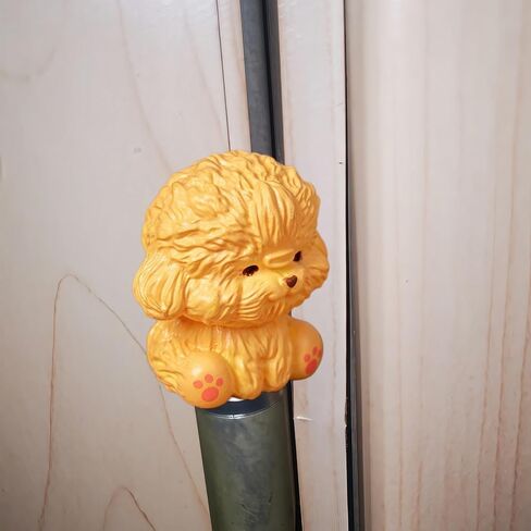 Cute Mini Creative Golden Shih Tzu Dog Hinge Heads Decorative Topper Set 6PCS, Home Decoration,Magnetic Hinge Head Toppers Door Hinge in Saudi Arabia