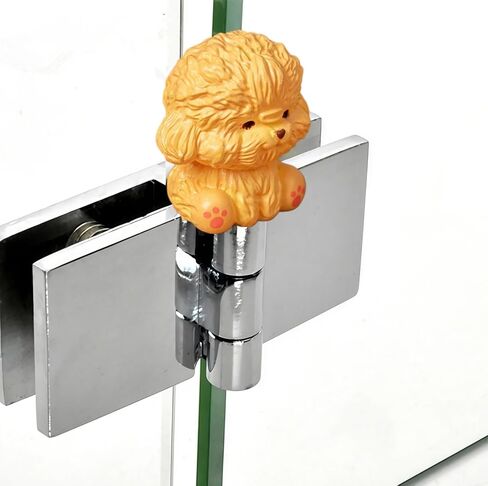 Cute Mini Creative Golden Shih Tzu Dog Hinge Heads Decorative Topper Set 6PCS, Home Decoration,Magnetic Hinge Head Toppers Door Hinge in Saudi Arabia