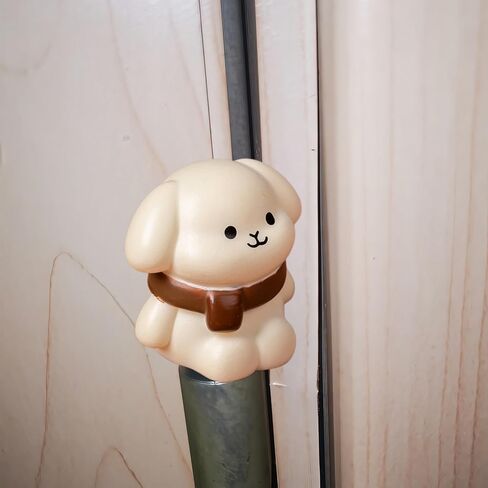 Cute Mini Creative Yellow Puppy Hinge Heads Decorative Topper Set 5PCS, Home Decoration,Magnetic Hinge Head Toppers Door Hinge in Saudi Arabia