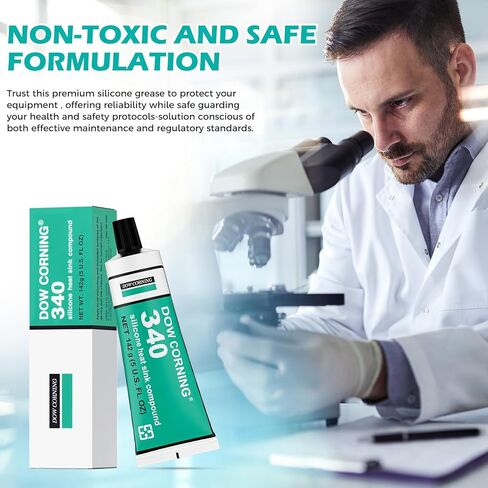 Dow Corning 340 Silicone Heat Sink Compound 142g (5oz) Thermal Conductive Silicone Grease IGBT Heat Dissipation Paste for Electrical Devices PCB Assemblies and Computer CPU Non Flowing in Kuwait