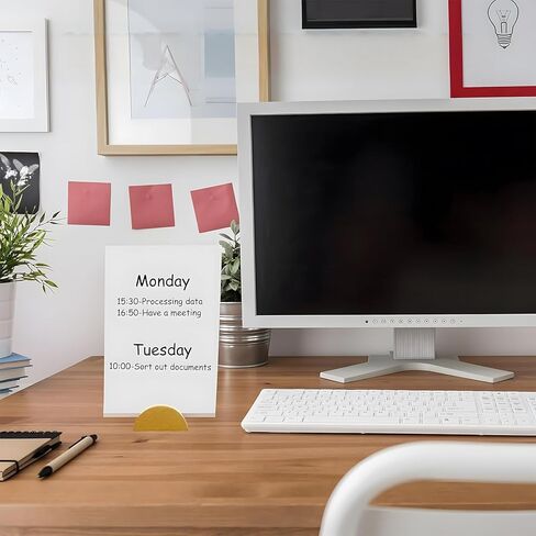 حوامل أرقام الطاولة، 36 قطعة من حاملات أرقام الطاولة، حاملات بطاقات المكان، تصميم نصف دائري خشبي ذهبي، حاملات بطاقات حديثة للمكاتب والمطاعم وحفلات الزفاف وحفلات أعياد الميلاد (ذهبي) in Kuwait