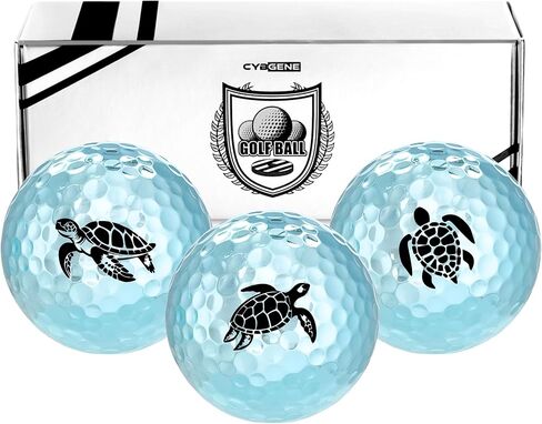Sea Turtle Golf Gifts for Sea Turtle Lovers, Gifts for Men/Women, Golf Balls Set, Perfect for Male/Female on Birthday, Christmas - Blue in Saudi Arabia