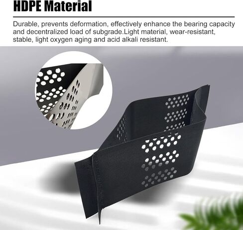 Durable 2" Polyethylene Gravel Driveway Grid - Ideal for Landscaping, Shed Base, Patios, Walkways & Erosion Control - Strong Soil Foundation Grids for Stability in Kuwait