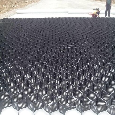 Heavy-Duty 2" High Driveway Grates - Geo Grid Polyethylene Base for Landscape Design, Garden Shed Foundation, Patios & Walkways - Durable Drainage Solution in Saudi Arabia