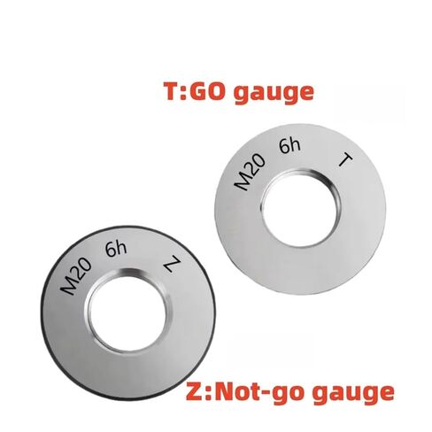 1 Set (1 Pass Gauge + Stop Gauge) 6H Metric fine Thread External Ring M13 M14 M15(M15X1 6h) in Saudi Arabia