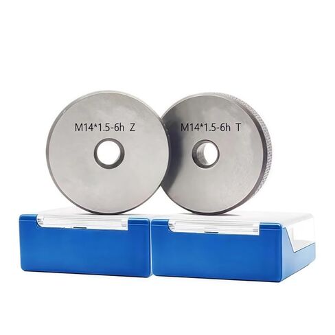 1 Set (1 Pass Gauge + Stop Gauge) 6H Metric fine Thread External Ring M13 M14 M15(M15X1 6h) in Saudi Arabia