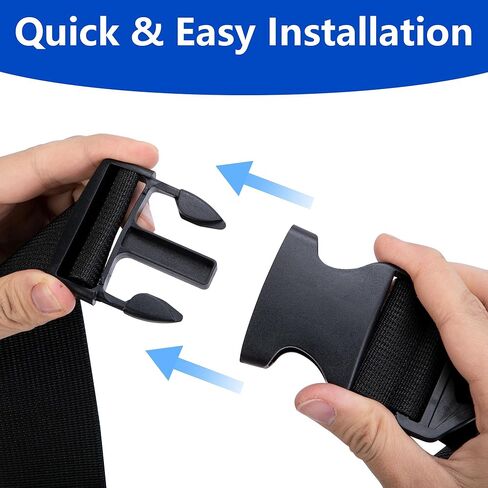 2 Set Floating Mat Strap and Rope Hanger, Adjustable Rope Hanger Kit for Float Pad, Quick-Release Floating Mat Tie Down Accessories for Boat Cleat or Rail in Kuwait