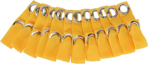 Yellow Tie Cord Hitches, Leash for Game Fowl, Chicken Strap for Poultry, Egg Homestead Strap Tie Cord, Leash for Game Fowl Birds Calsas para Gallos Hitch, Chicken Supplies Accessories (24) in Kuwait