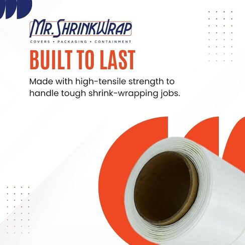 Mr. Shrinkwrap 3/4" x 300' Cross Woven Poly Strapping Cord for Shrink Wrap Installation. 1000lbs Tensile Strength. Shrinkwrap Strapping Essentials for Boat and Any Outdoor Equipment in Kuwait