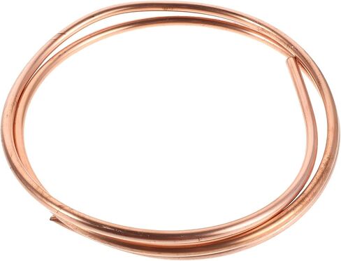 أنابيب نحاسية 5 مم Od X 4 مم Id ملف ناعم غير ملحوم 1 متر لفة لنظام التبريد Hvac ومشاريع التيار المتردد DIY in Kuwait