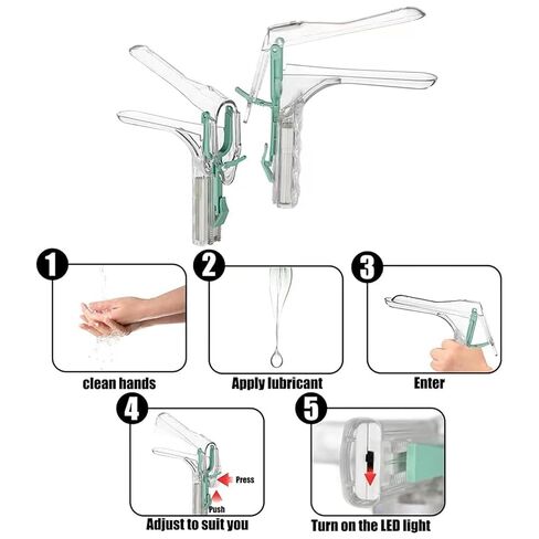 منظار شفاف مضاء لعنق الرحم أداة إزالة اللولب الذاتي المتوسطة in Kuwait