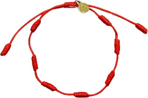 Red String Bracelet – 7 Knot Protection Amulet & Evil Eye Bracelet. Handmade Adjustable. Good Luck Red cord. Waterproof Jewelry. Gift for Men & Women (1Unit-Thin) in Saudi Arabia