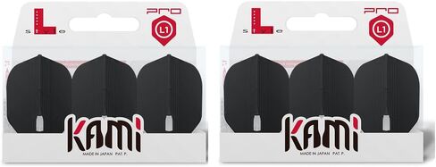 Dart Flights L1 PRO Kami Neon Green | Ultra Flexible | 2 Sets of 3 | for Soft & Steel Tip Darts in Kuwait