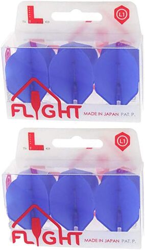Dart Flights L1 PRO Kami Neon Green | Ultra Flexible | 2 Sets of 3 | for Soft & Steel Tip Darts in Kuwait