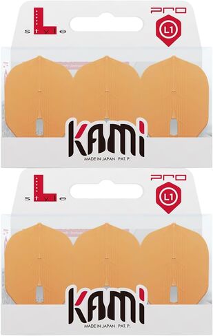 Dart Flights L1 PRO Kami Neon Green | Ultra Flexible | 2 Sets of 3 | for Soft & Steel Tip Darts in Kuwait