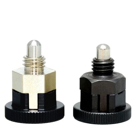 1Pcs Indexing Plunger M8 Self-Locking Knobs Fixed Position Dowel Spring Pin Locking Screw(XMXYSM Steel,M10-1.5-6) in Kuwait