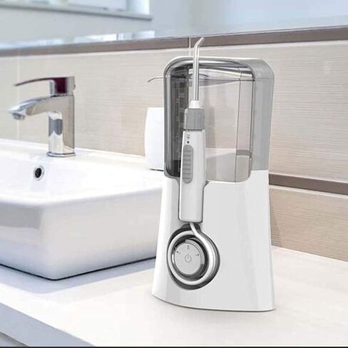 Electric Water Flosser, Cordless Dental Oral Irrigator - 3 Modes, 6 Tips (600ML, Waterproof Waterflosser) in Kuwait