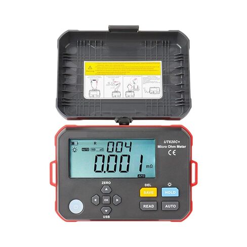 جهاز اختبار المقاومة، UT620C Plus Micro Ohmmeter DC جهاز اختبار المقاومة المنخفضة نطاق تلقائي ويدوي مقياس أوم رقمي احترافي in Saudi Arabia