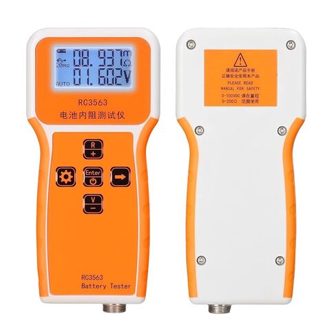 جهاز اختبار المقاومة، جهاز اختبار المقاومة الداخلية للبطارية RC3563، كاشف تلقائي لحمض الرصاص والليثيوم صحيح بأربعة أسلاك in Saudi Arabia