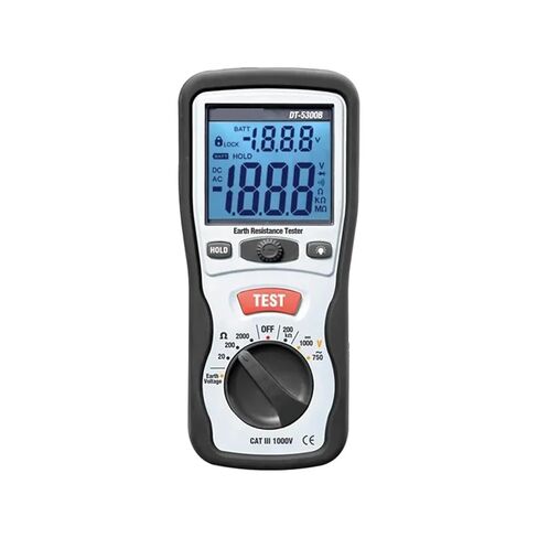 جهاز اختبار المقاومة، DT-5300B جهاز اختبار مقاومة العزل الرقمي مقياس التأريض مقياس التيار المتردد/التيار المستمر والجهد in Saudi Arabia
