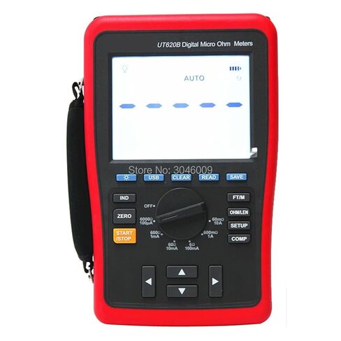 Resistance Tester, UT620B DC Low Resistance Tester, Four-Wire Measurement Data Storage USB Transfer Belt Backlight in Saudi Arabia