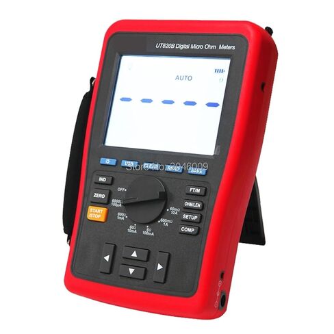 Resistance Tester, UT620B DC Low Resistance Tester, Four-Wire Measurement Data Storage USB Transfer Belt Backlight in Saudi Arabia