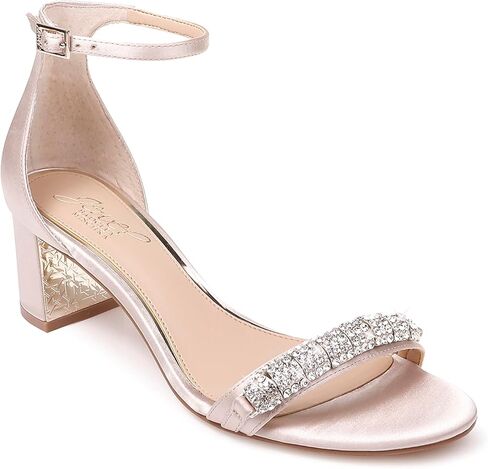 Jewel Badgley Mischka Ramsay Open Toe Block Heel in Saudi Arabia
