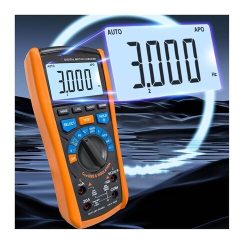 جهاز اختبار المقاومة، VC4060 فحص المحرك الرقمي 2000 أوم جهاز اختبار مقاومة العزل Megohmmeter True RMS AC DC جهاز إنذار متعدد البيانات in Saudi Arabia