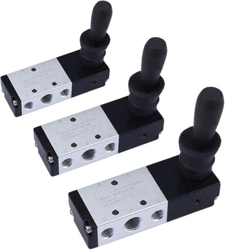 4H230C/E-06/08 1/8 بوصة 1/4 بوصة 2 موضع 5 صمام هواء هوائي، تحكم في تشغيل رافعة اليد، قطعة واحدة (4HA230E-08) in Kuwait