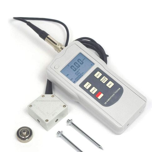 Digital 3D Vibrometer Vibration Meters with Acceleration Range 0.1-400.0 m/s² 10Hz~10kHz Velocity Range 0.1-400.0 mm/s 10Hz ~1kHz Displacement Range 0.001-4.000 mm 10Hz ~ 1kHz in Saudi Arabia