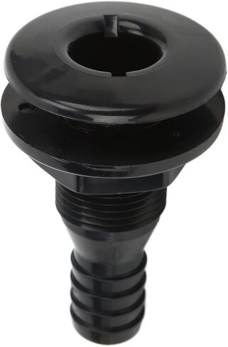 HighQuality 3/4 Inch ABS Plastic Boat Through Hull Connector for Drain Outlet Plumbing Accessory in Kuwait