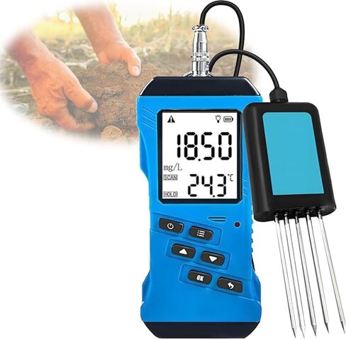 يمكن لمقياس الأكسجين المذاب المحمول قياس النيتروجين والفوسفور والبوتاسيوم ودرجة الحموضة والرطوبة والموصلية، وهو أداة عملية لصيانة التربة بكفاءة in Kuwait