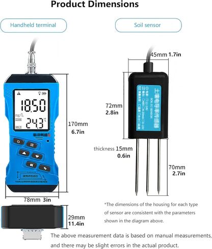 يمكن لمقياس الأكسجين المذاب المحمول قياس النيتروجين والفوسفور والبوتاسيوم ودرجة الحموضة والرطوبة والموصلية، وهو أداة عملية لصيانة التربة بكفاءة in Kuwait