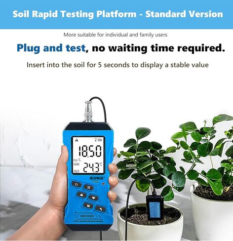 يمكن لمقياس الأكسجين المذاب المحمول قياس النيتروجين والفوسفور والبوتاسيوم ودرجة الحموضة والرطوبة والموصلية، وهو أداة عملية لصيانة التربة بكفاءة in Kuwait