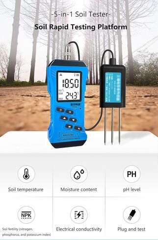 يمكن لمقياس الأكسجين المذاب المحمول قياس النيتروجين والفوسفور والبوتاسيوم ودرجة الحموضة والرطوبة والموصلية، وهو أداة عملية لصيانة التربة بكفاءة in Kuwait