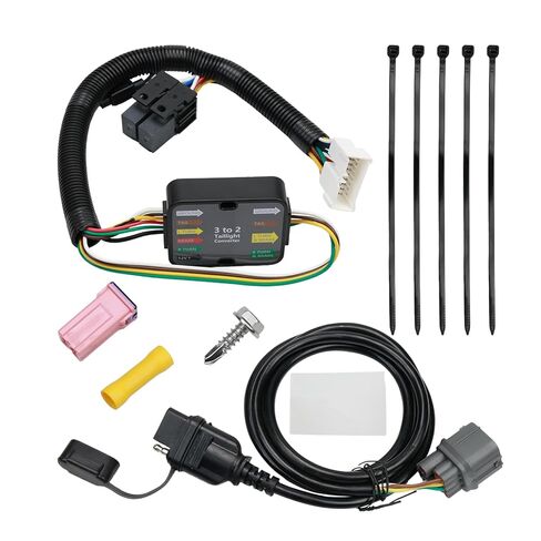 Custom Towed-Vehicle RV Wiring Harness Compatible with Select Wrangler TJ 1998-2006, for Dinghy Towing #58902 in Saudi Arabia
