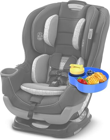 2Packs Travel Acced Racher for Kids Car Car With Holder Cup ، و Kids Car Seat Snack Rack ، و Toddlers Road Trip Essentials Travel Snacks Food Plate Tray (2Black) in Kuwait