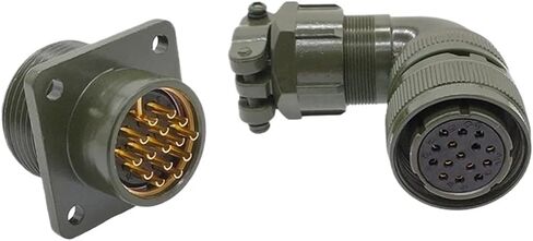 Connector YD28 4-pin 3P+E YD28K15T metal protection socket motor(Black-15 pin) in Kuwait