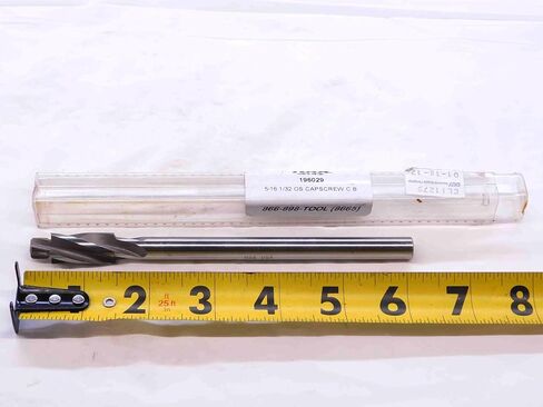 دورة في الدقيقة جديدة .343 طيار .504 O.D. HSS Counterbore 3/8 عرقوب 196029 5/16 SHCS 1/32 OS - DCT-NS2321 in Saudi Arabia