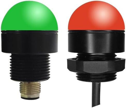 3 ألوان طبقة واحدة من ثلاثة مصابيح مكدسة، أضواء تحذير صناعية (24 فولت تيار مستمر، مقاومة للماء، أحمر/أصفر/أخضر، مع صفارة) (30 مم) in Kuwait