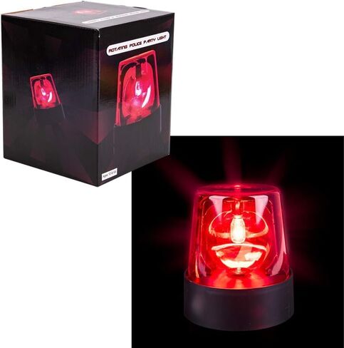 ضوء منارة شرطة أحمر مقاس 7 بوصات، ضوء تحذير للطوارئ بقاعدة سوداء in Kuwait