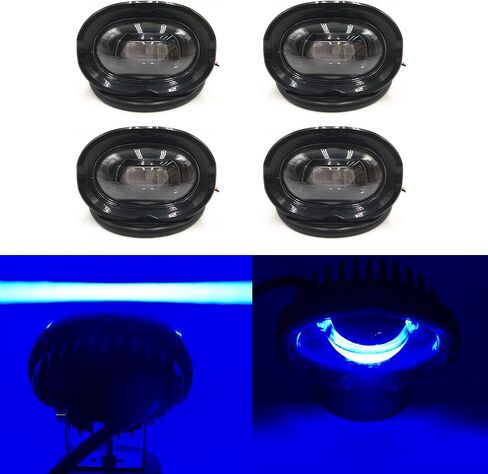 [4 Pack] LED Forklift Lights Blue Straight Line Forklift Safety Light Warehouse Working Area Warning Lights(Blue 4 Pack) in Kuwait