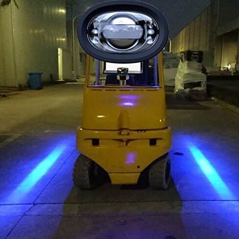 [4 Pack] LED Forklift Lights Blue Straight Line Forklift Safety Light Warehouse Working Area Warning Lights(Blue 4 Pack) in Kuwait