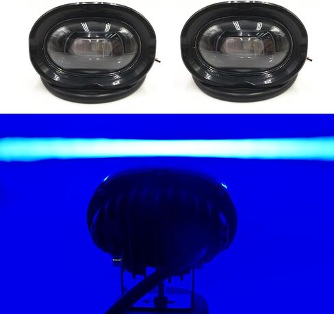 [4 Pack] LED Forklift Lights Blue Straight Line Forklift Safety Light Warehouse Working Area Warning Lights(Blue 4 Pack) in Kuwait