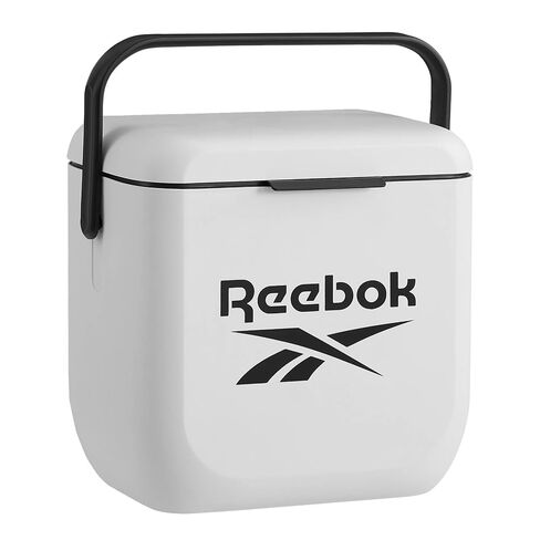 Reebok 8L Hard Cooler, Officially Licensed Portable Ice Chest with Handle, Holds 12 Cans, 12-Hour Ice Retention,White in Saudi Arabia