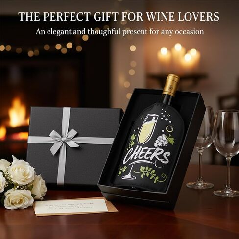 Gel Wine Cooler Sleeve & Holder - Freestanding Wine Bottle Cooler for Red, White, Sparkling Wine and Champagne, Portable Ice Wine Sleeve Carrier with Reusable Cooling Gel in Kuwait