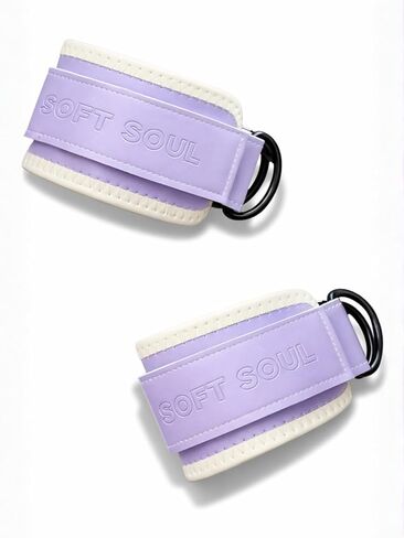Ankle Straps for Cable Machine Women – Adjustable (Pair) with D-Ring for Glute Kickbacks, Leg Curls, Hip Thrusts – Gym Foot Cuffs for Cable Pulley System & Home Fitness in Saudi Arabia